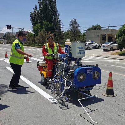 MMAブースタープッシング道路線標識機 舗装の噴霧用