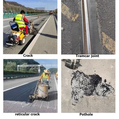 橋のデッキへのアプローチを水平化するためのメルト改造アスファルト道路パッチングプレミックス