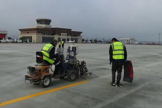 98MMA+ BPO 空港線標識のための迅速乾燥スプレーラインストライプ機器