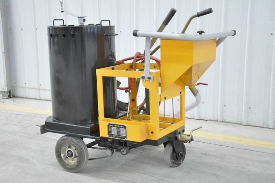 人によって押す熱塑性道路標識機- 120kgタンク