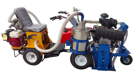 250mm Max Grinding  Road Marking Removal Machine With Suction